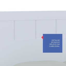 Cama Casal 153x118x200cm 100% MDF Premium - 4