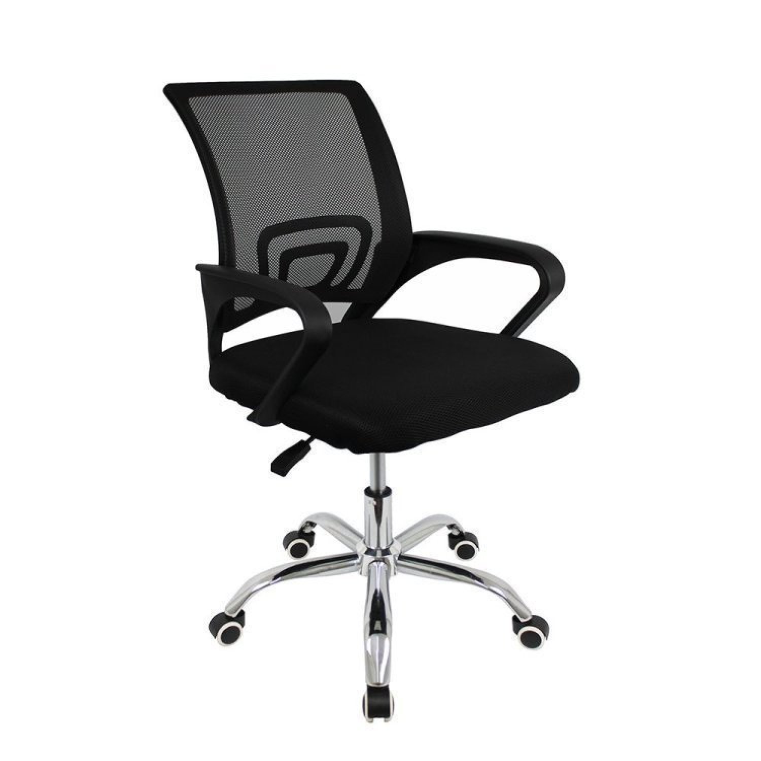 Kit 5 Cadeiras para Escritório Diretor Giratória Office Arco Estofado Mesh - 3