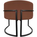 Ver imagem 7 de Kit 2 Poltronas Luna Decorativa Suede Cores Base Ferro Preto