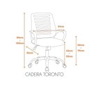 Ver imagem 7 de Kit 10 Cadeiras Escritório Diretor com Relax Tela Mesh Toronto