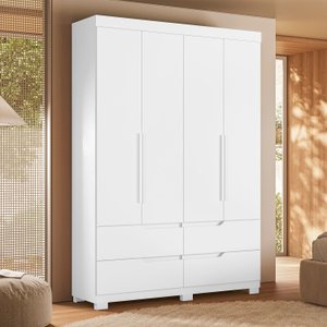 Guarda Roupa Infantil 4 Portas 4 Gavetas Circus