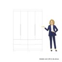 Ver imagem 5 de Guarda Roupa Infantil 4 Portas 4 Gavetas Circus