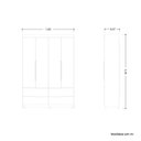 Ver imagem 4 de Guarda Roupa Infantil 4 Portas 4 Gavetas Circus