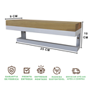 Ver imagem 7 de Toalheiro com Prateleira Strassis Design Sd-4006 25 Branco
