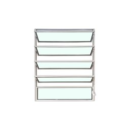 Vitro Basculante 100x80 Alumínio Branco - 1