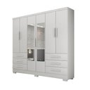 Ver imagem 1 de Guarda Roupa Solteiro - Berlim- Branco - Horizonte