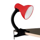 Ver imagem 1 de Luminária de Mesa Articulada Presilha Bivolt - Vermelho:vermelho