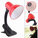 Ver imagem 2 de Luminária de Mesa Articulada Presilha Bivolt - Vermelho:vermelho