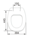 Ver imagem 3 de Assento Mdf para Linha Incepa Thema Laqueado Cinza Claro/cinza Platina Bigua