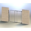 Ver imagem 7 de Portão de Correr Reall 85cm - Largura Regulável - Alumínio