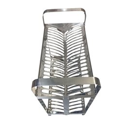 Kit Escorredor Montado 40 Pratos (2 Bandejas) - 08.12 + Porta Talher Inox - 9702 - 5