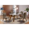 Conjunto Sala de Jantar Mesa Porto com 4 Cadeiras Madri - 1