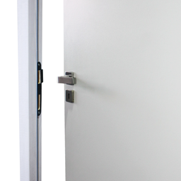 Kit Porta de Madeira 210x62cm Batente 9,5cm Lisa Primer Uniportas - 6 Kit Porta de Madeira 210x62cm Batente 9,5cm Lisa Primer Uniportas - 6