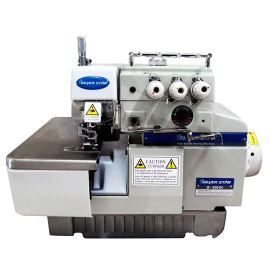 Overlock 3 Fios Direct Drive Semi Eletrônica S-838DC - Silverstar - 1