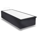 Ver imagem 2 de Base Baú Physical Camurça Cinza para Solteiro 88x188x39cm - 1051612179 - Ortobom Base Baú Phy Camurç