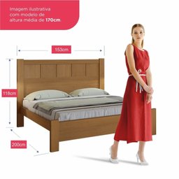 Cama Casal Premium 100% Mdf - 3