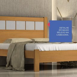Cama Casal Premium 100% Mdf - 4