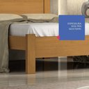 Ver imagem 5 de Cama Casal Premium 100% MDF Marrom/Cinamomo/Off White