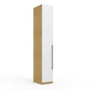 Ver imagem 2 de Guarda Roupa Modulado 1 Porta com Prateleiras 100% MDF Infinity Bege/Savana/Branco