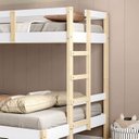 Ver imagem 5 de Beliche Juvenil Casal Family Soft Madeira e MDF Casatema MadeiraOriginals Branco/Marrom