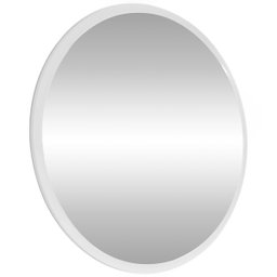 Espelho Decorativo Redondo Estilo Minimalista 70 Cm - Branco - 7