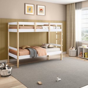 Beliche Juvenil Solteiro Soft Madeira e Mdf Casatema MadeiraOriginals
