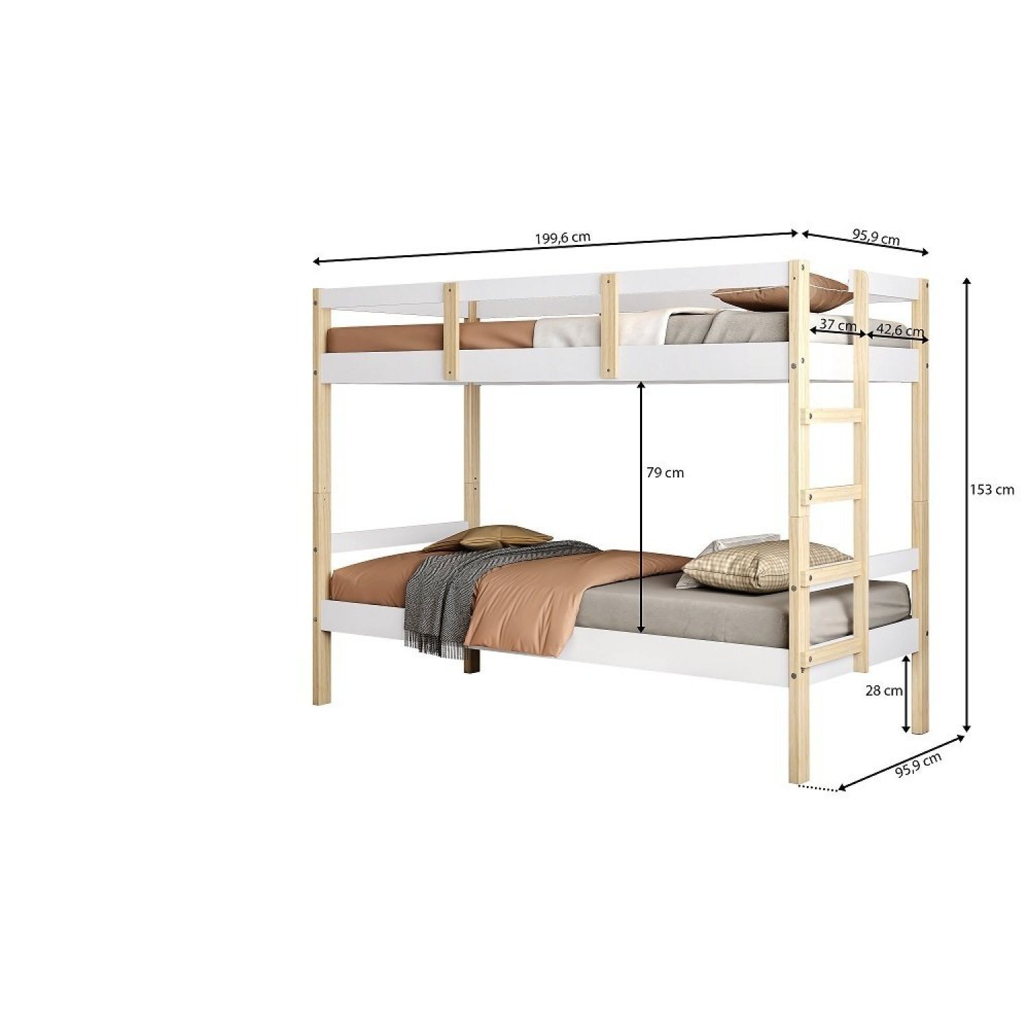 Beliche Solteiro Soft Madeira e Mdf Casatema - 3