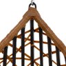 Cadeira Balanço Ninho Suspenso Gota Tramado com Suporte e Almofada Impermeável Acesse Móveis - 6