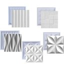 Ver imagem 1 de Formas de Gesso 3d Cimento Molde Plástico Abs Placa Parede