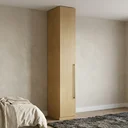 Ver imagem 1 de Guarda Roupa Modulado 1 Porta com Prateleiras 100% MDF Infinity Savana Bege