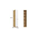 Ver imagem 4 de Guarda Roupa Modulado 2 Portas Provençais com Prateleiras 100% Mdf Infinity