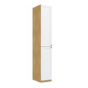 Ver imagem 3 de Guarda Roupa Modulado 2 Portas Provençais com Prateleiras 100% MDF Infinity Bege/Savana/Branco