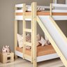 Beliche Infantil Casinha com Escorregador Madeira e Mdf - Casatema - 4