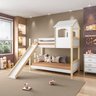 Beliche Infantil Casinha com Escorregador Madeira e Mdf - Casatema - 1