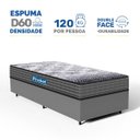 Ver imagem 3 de Cama Box com Colchão de Espuma D60 Double Face Guarda Costas Comfort Force Probel Solteiro 88cm