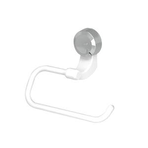 Papeleira Porta Papel Higiênico para Banheiro Linha Bello Cor Branco e Cromado Durín