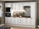 Ver imagem 1 de Cozinha Completa 6pçs Americana Branco/ebano C/ Tpo e Rodape