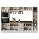 Ver imagem 4 de Cozinha Completa 6pçs Americana Branco/ebano C/ Tpo e Rodape
