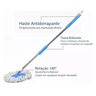 Balde Mop 360° Deend Profissional com Esfregão e Pedal Azul 14 Litros - 4