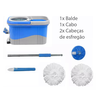 Balde Mop 360° Deend Profissional com Esfregão e Pedal Azul 14 Litros - 5