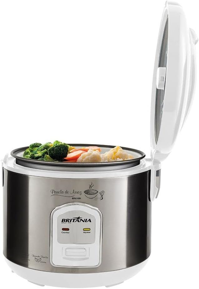 Panela de Arroz 10 Xícaras Branco 110v Britânia Bpa10bi - 2
