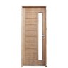 Kit Porta de Madeira 210x82cm Batente 11cm Bbv Eco Uniportas  - 2