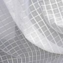 Ver imagem 4 de Cortina Microfibra com Voil Xadrez 2,00m X 1,80m Forro Branco