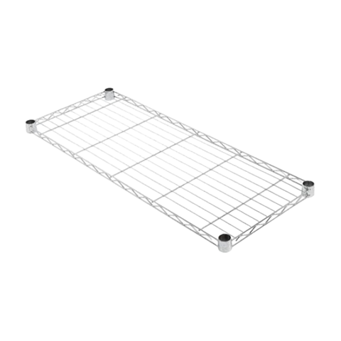 Kit Prateleira Avulsa para Estante Aço Aramado Uteall 90x35