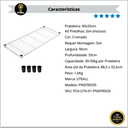 Ver imagem 6 de Kit Prateleira Avulsa para Estante Aço Aramado Uteall 90x35