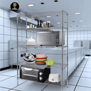 Ver imagem 2 de Kit Prateleira Avulsa para Estante Aço Aramado Uteall 90x35