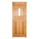 Ver imagem 2 de Kit Porta de Madeira Postigo 210x82cm Batente 11cm Eco Uniportas 