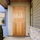 Ver imagem 1 de Kit Porta de Madeira Postigo 210x82cm Batente 11cm Eco Uniportas 