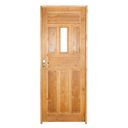 Ver imagem 2 de Kit Porta de Madeira Postigo 210x82cm Batente 11cm Eco Uniportas Abertura Esquerda