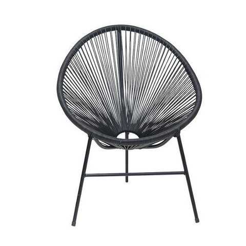 Poltrona Acapulco Preta Design Icônico Conforto Ergonômico e Estrutura Resistente
